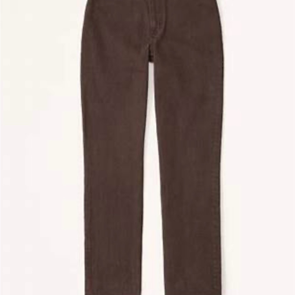 Abercrombie & Fitch Women's Brown Mom Jeans. - Picture 2 of 2